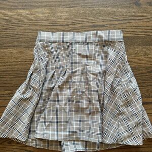 Garage plaid skirt
